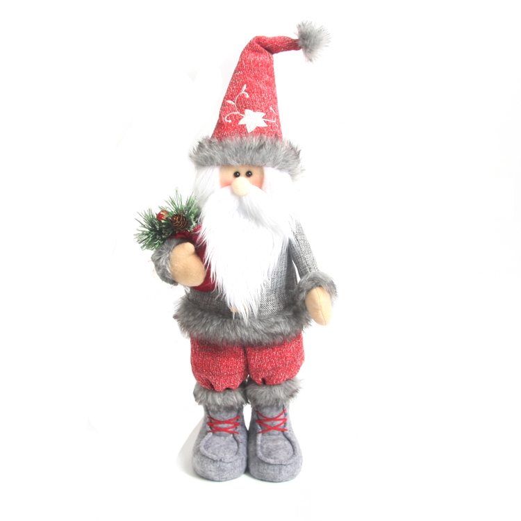45cmH*18cmW*7.6cmD Santa Reindeer Snowman Fabric Christmas Plush Toy-GOON- Christmas Decoration, Halloween Decor, Harvest Decor, Easter Decor, Thanksgiving Day Decor, Party Decor