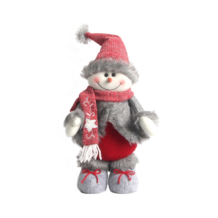 33cmH*19cmW*10cmD Santa Reindeer Snowman Fabric Stuffed Soft Toy-GOON- Home Decoration, Christmas Decoration, Halloween Decor, Harvest Decor, Easter Decor, Thanksgiving Day Decor, Party Decor