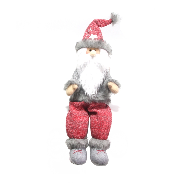 46cmH*14cmW*7.6cmD Santa Reindeer Snowman Fabric Stuffed Christmas Sitting Plush Toy-GOON- Christmas Decoration, Halloween Decor, Harvest Decor, Easter Decor, Thanksgiving Day Decor, Party Decor