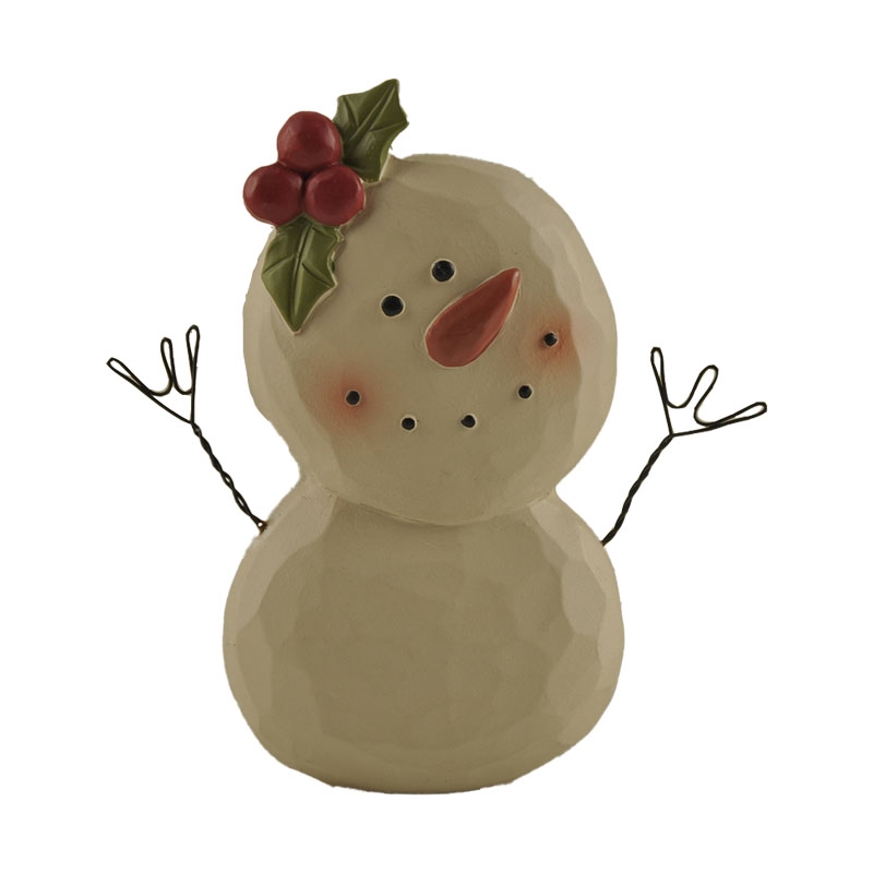7.5CM Polyresin Set Of 3 Snowman Ornaments Polyresin Decoration-GOON- Christmas Decoration, Halloween Decor, Harvest Decor, Easter Decor, Thanksgiving Day Decor, Party Decor