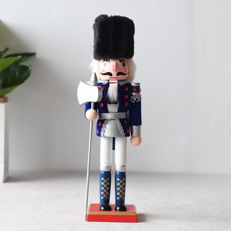 30CM Europe Style Wooden Soldier Nutcracker Christmas Ornament Craft-GOON- Home Decoration, Christmas Decoration, Halloween Decor, Harvest Decor, Easter Decor, Thanksgiving Day Decor, Party Decor