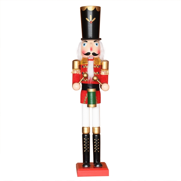 90CM Crafts Large Christmas Solid Wooden Nutcracker Soldier for Outdoor Decoration-GOON- Home Decoration, Christmas Decoration, Halloween Decor, Harvest Decor, Easter Decor, Thanksgiving Day Decor, Party Decor