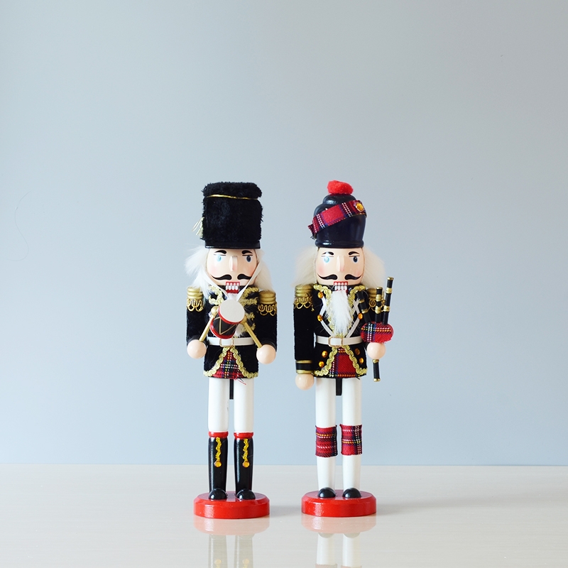 30CM Customized Europe Style Handmade Christmas Wooden Soldier Nutcracker-GOON- Home Decoration, Christmas Decoration, Halloween Decor, Harvest Decor, Easter Decor, Thanksgiving Day Decor, Party Decor