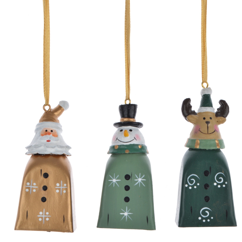5.5*15Cm Gold/Green Metal Santa Shaped Hanger-GOON- Christmas Decoration, Halloween Decor, Harvest Decor, Easter Decor, Thanksgiving Day Decor, Party Decor