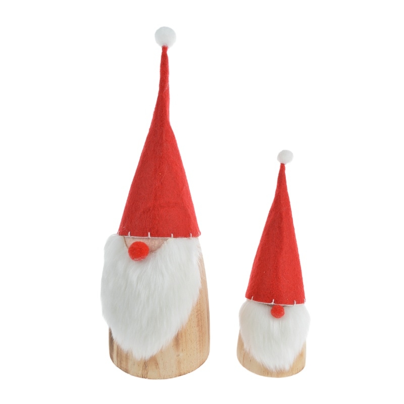 9*9*28Cm Red/White Wooden Christmas Gnome Decoration-GOON- Christmas Decoration, Halloween Decor, Harvest Decor, Easter Decor, Thanksgiving Day Decor, Party Decor