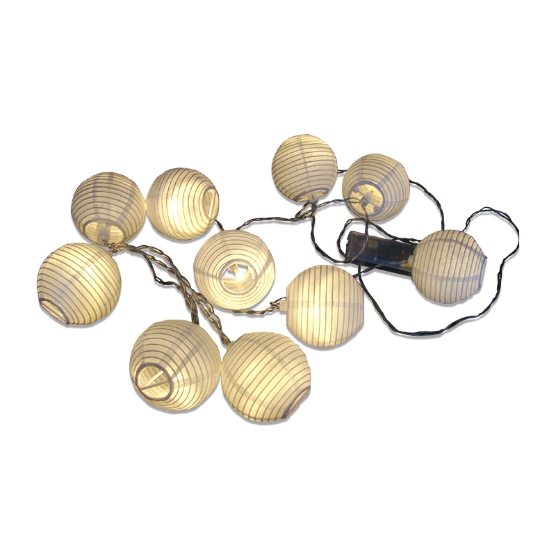 Christmas Decorative Battery Powered LED Small Paper Lantern String Lights-GOON- Home Decoration, Christmas Decoration, Halloween Decor, Harvest Decor, Easter Decor, Thanksgiving Day Decor, Party Decor