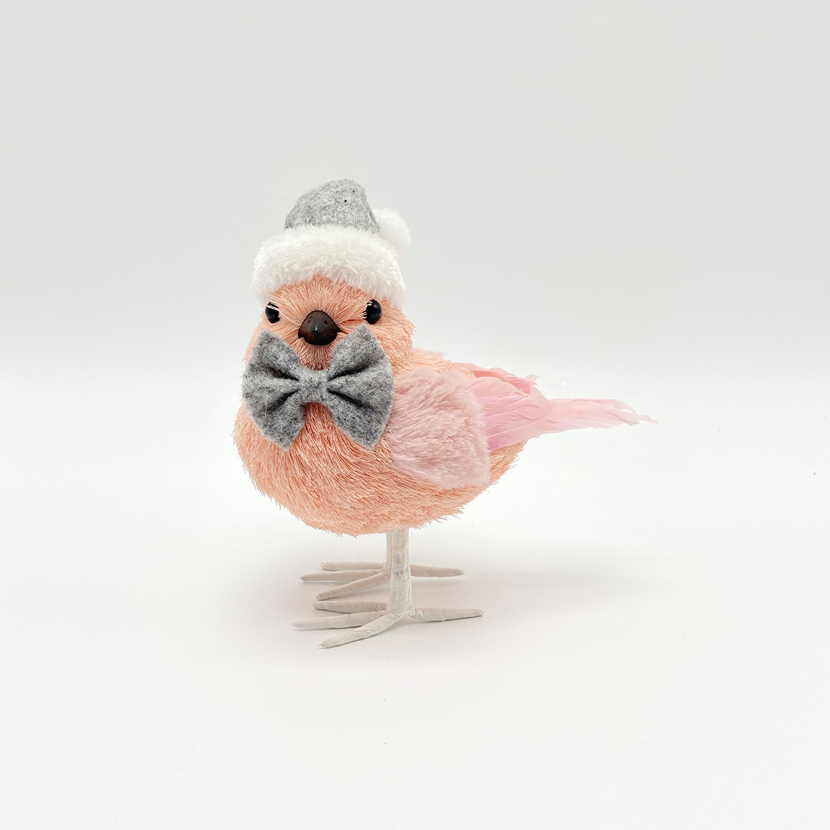 16*9*16CM Pink Plush Bird Figurines Christmas Ornaments-GOON- Christmas Decoration, Halloween Decor, Harvest Decor, Easter Decor, Thanksgiving Day Decor, Party Decor