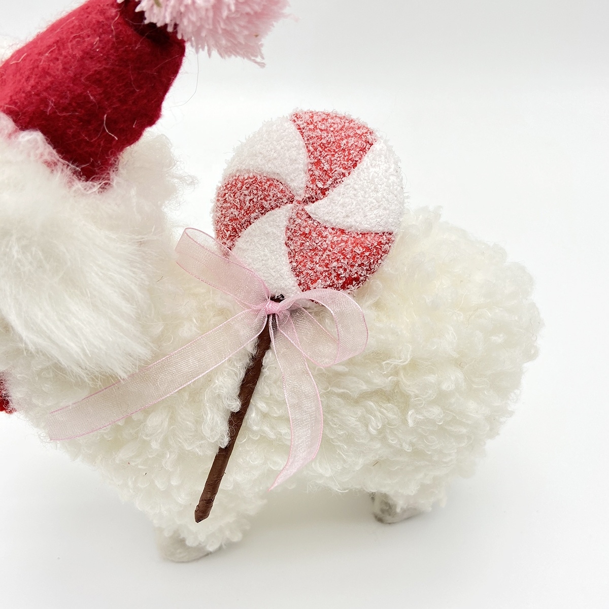 21*9*26CM Plush And Fluffy Artificial Alpaca Figurines Christmas Decor-GOON- Christmas Decoration, Halloween Decor, Harvest Decor, Easter Decor, Thanksgiving Day Decor, Party Decor