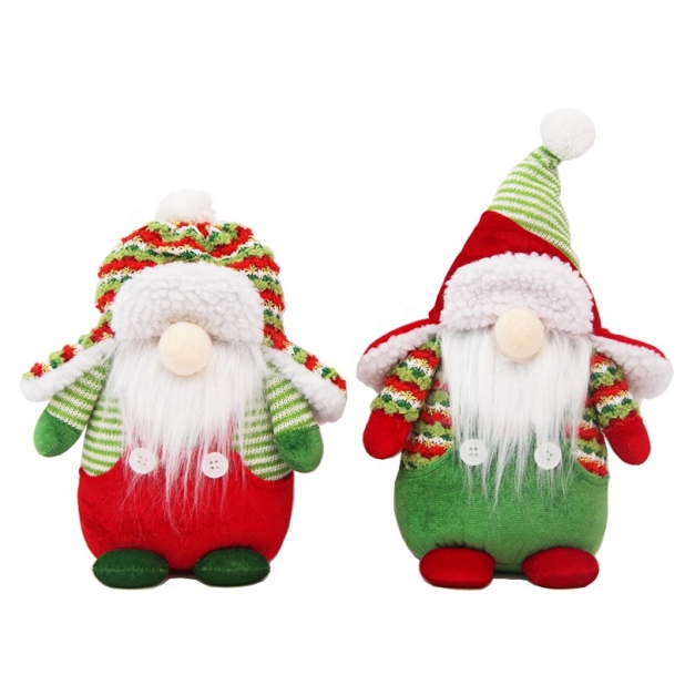 22.8/28Cm*18Cm*11Cm Gnome Fabric Standing Christmas Plush Toy-GOON- Christmas Decoration, Halloween Decor, Harvest Decor, Easter Decor, Thanksgiving Day Decor, Party Decor