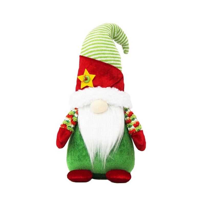 41Cm*18Cm*11Cm Gnome Fabric Standing Christmas Plush Toy-GOON- Christmas Decoration, Halloween Decor, Harvest Decor, Easter Decor, Thanksgiving Day Decor, Party Decor