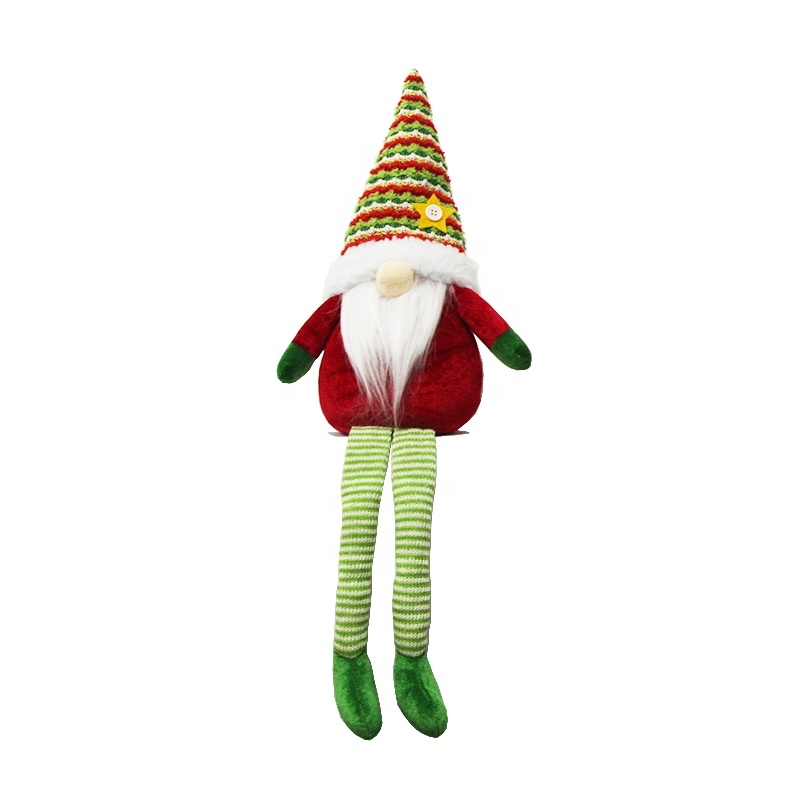 30Cm*18Cm*9Cm Gnome Fabric Standing Christmas Long Legs Dolls-GOON- Christmas Decoration, Halloween Decor, Harvest Decor, Easter Decor, Thanksgiving Day Decor, Party Decor