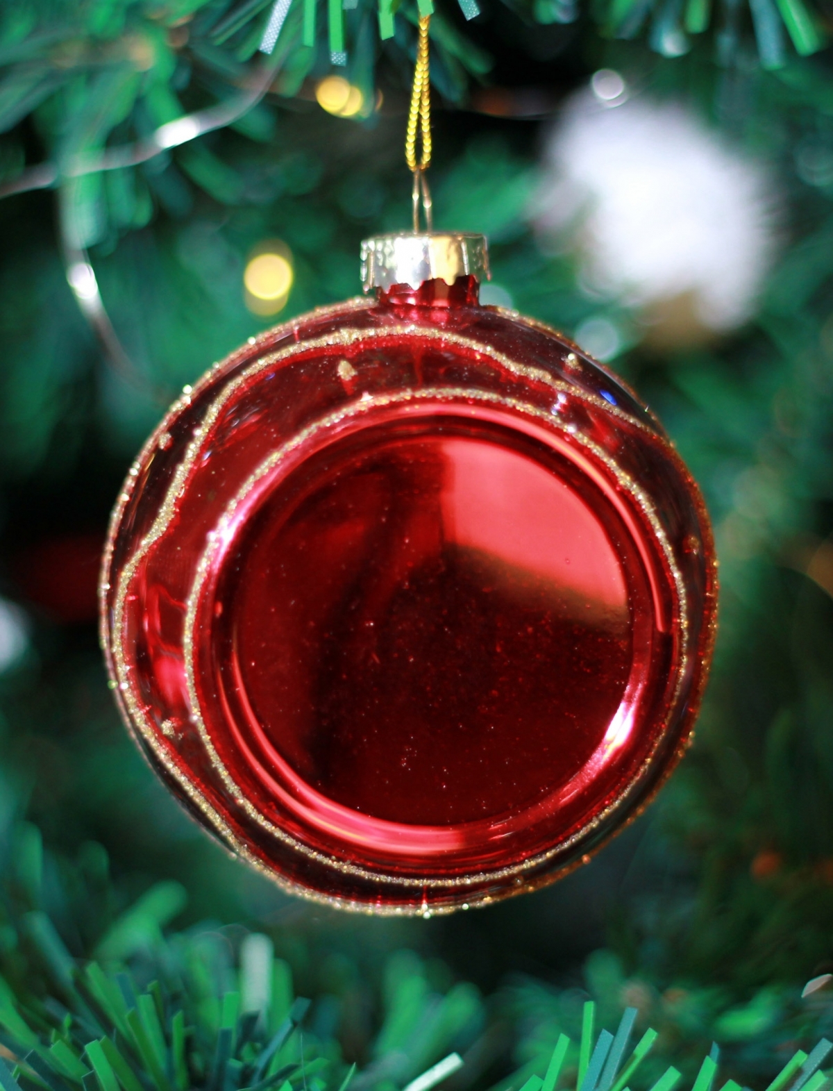 8CM Christmas Tree Ornament Middle Blank Glass Ball-GOON- Home Decoration, Christmas Decoration, Halloween Decor, Harvest Decor, Easter Decor, Thanksgiving Day Decor, Party Decor