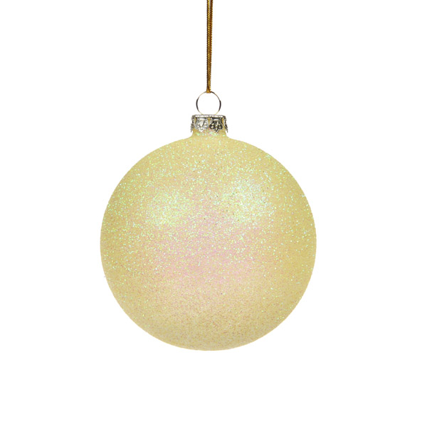 8CM Goldden Glitter Hand Blown Glass Ball-GOON- Home Decoration, Christmas Decoration, Halloween Decor, Harvest Decor, Easter Decor, Thanksgiving Day Decor, Party Decor