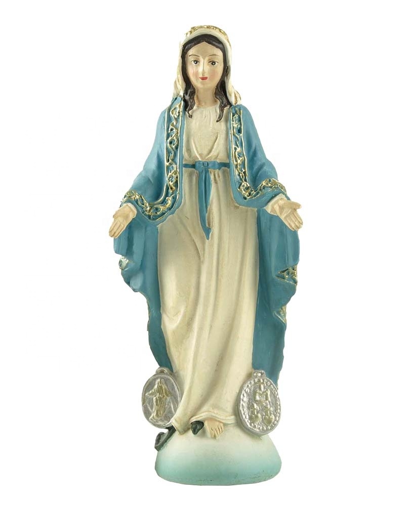12CM Our Lady Of Miraculous Medal Our Lady Of Grace Polyresin Decoration-GOON- Home Decoration, Christmas Decoration, Halloween Decor, Harvest Decor, Easter Decor, Thanksgiving Day Decor, Party Decor