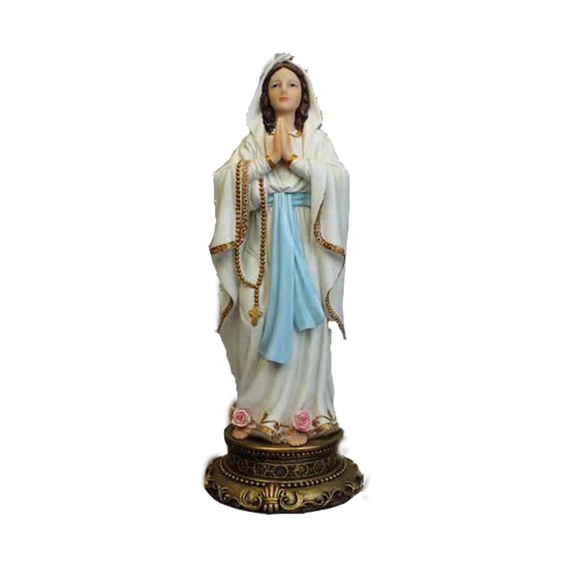 31CM Blessed Mother Religious Virgin Mary Statue Polyresin Decoration-GOON- Home Decoration, Christmas Decoration, Halloween Decor, Harvest Decor, Easter Decor, Thanksgiving Day Decor, Party Decor