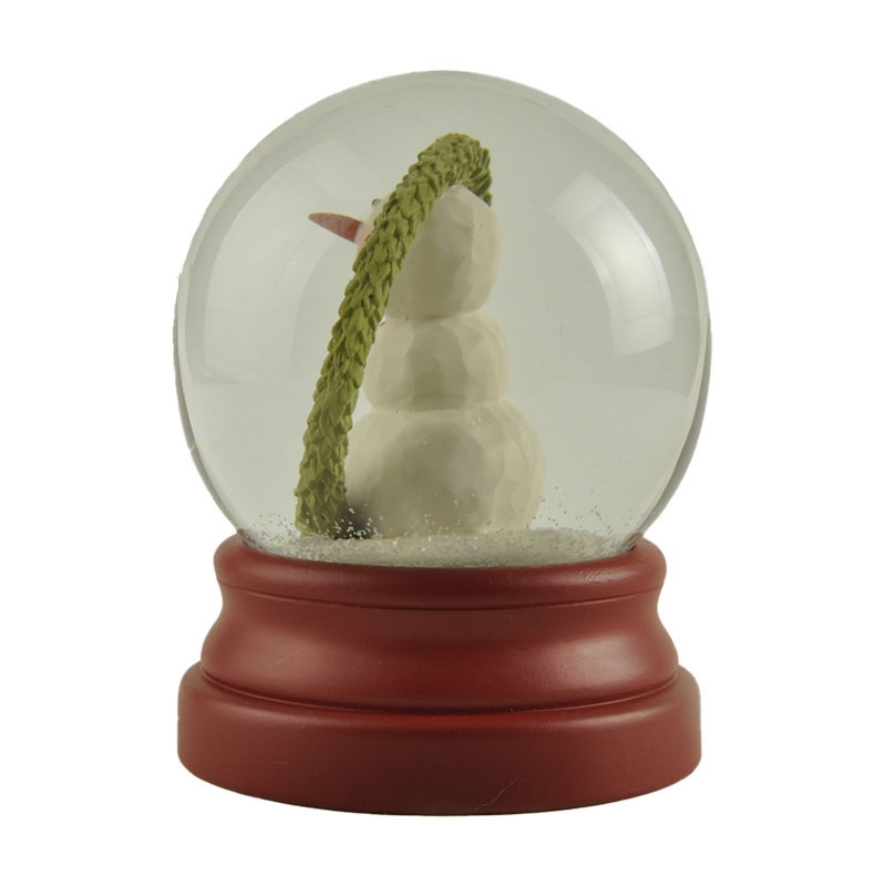 12.4CM Snowman & Wreath Snow Globe Polyresin Decoration-GOON- Home Decoration, Christmas Decoration, Halloween Decor, Harvest Decor, Easter Decor, Thanksgiving Day Decor, Party Decor