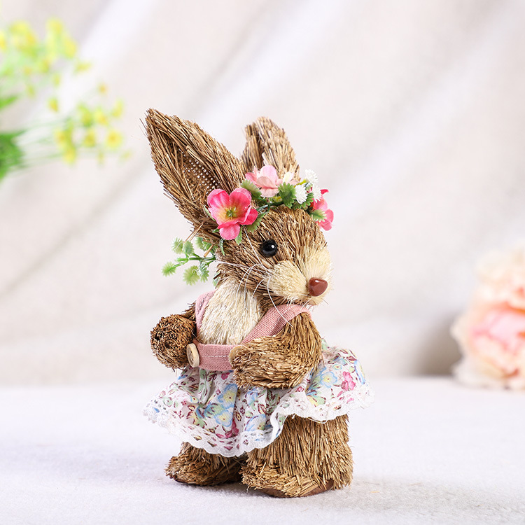 China Wholesale easter straw bunny decorations-GOON- Home Decoration, Christmas Decoration, Halloween Decor, Harvest Decor, Easter Decor, Thanksgiving Day Decor, Party Decor
