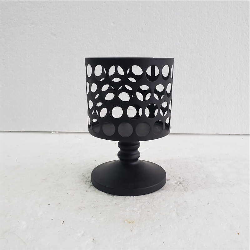 Metal Black Candle Holder Jars Candle Stand Metal Lamp Shades Wedding Candle Holder-GOON- Home Decoration, Christmas Decoration, Halloween Decor, Harvest Decor, Easter Decor, Thanksgiving Day Decor, Party Decor