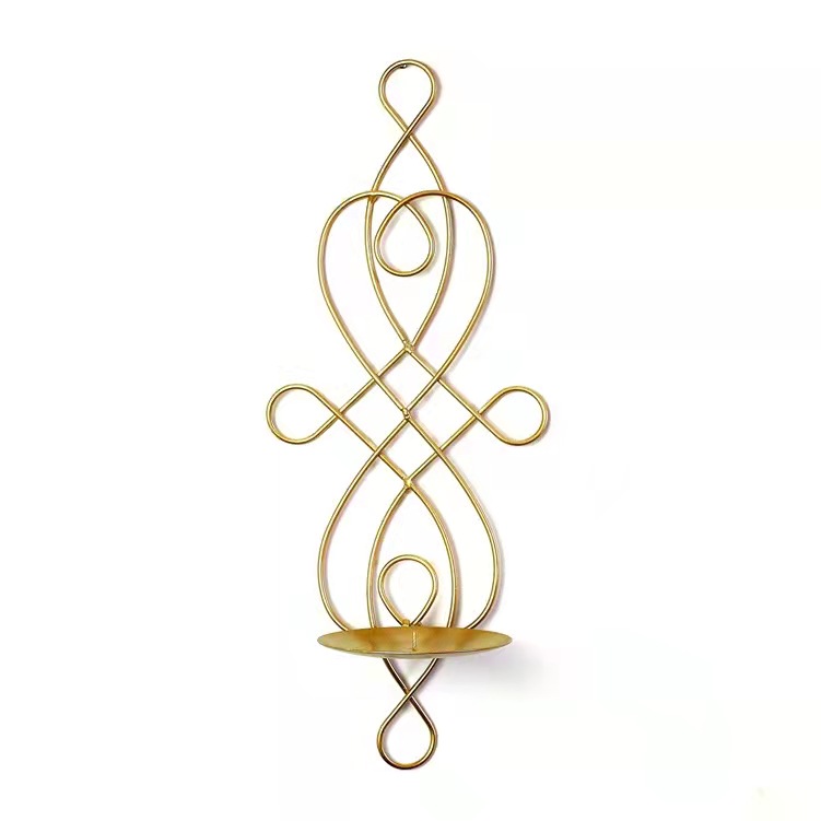 Scroll Wall Sconce Candle Holder Metal Wall Mounted Candle Holder-GOON- Home Decoration, Christmas Decoration, Halloween Decor, Harvest Decor, Easter Decor, Thanksgiving Day Decor, Party Decor